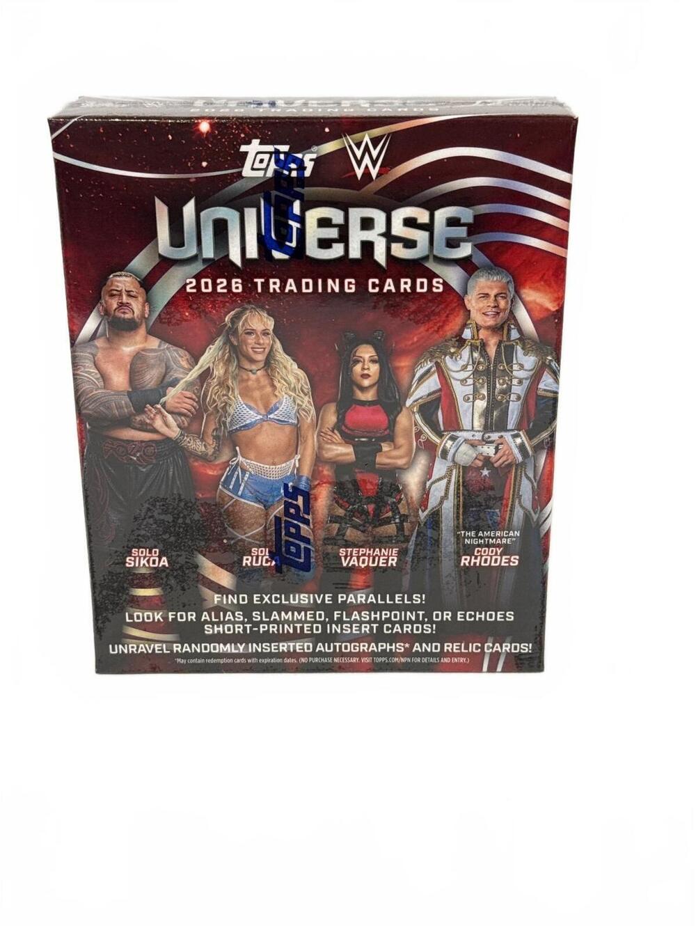 Topps WWE Universe 2026 Trading Cards Box - 72 Cards Sealed